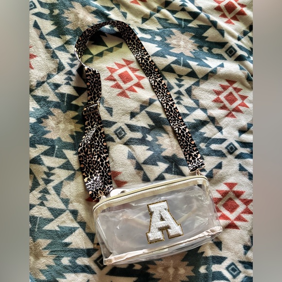 Handbags - NWOT AMonogrammed ‘A’ Stadium Bag